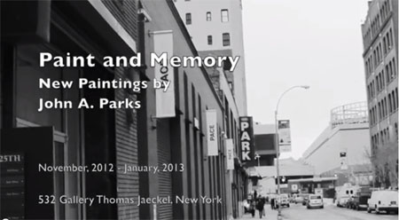Film of John A. Parks discussing recent work